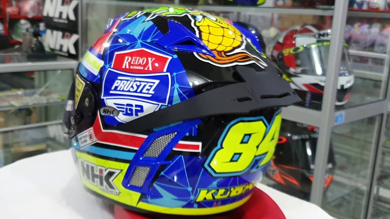 Helm Nhk Tt Gp Pro Jakub Rk Kaca Pro Flat Iridium Blue Limited Sold Sama Agan Jabar Youtube