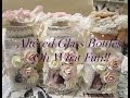 shabby chic altered glass jars - small thrift store haul