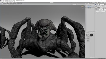 Mutant spider for Unity Asset store