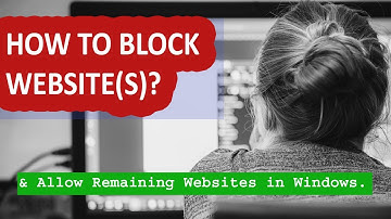 How to Block a Domain or Website Using Windows Firewall : How To Block a Website in Windows 10