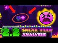 GEOMETRY DASH 2.2 SNEAK PEEK ANALYSIS || Geometry dash 2.2 || gdwave