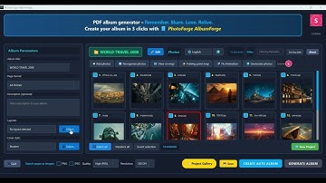 GENERATE PDF ALBUMS AUTOMATICALLY with ALBUMFORGE - 1500 Photos in 5 Minutes!