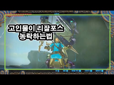 (농락)리잘포스의 삼각지대ㅋㅋㅋ[젤다의 전설 야생의 숨결]