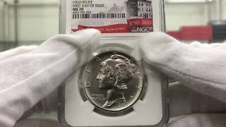 2017 アメリカ イーグル リバース プルーフ 25ドル パラジウム貨 1オンス NGC MS70 FDOI 最高鑑定