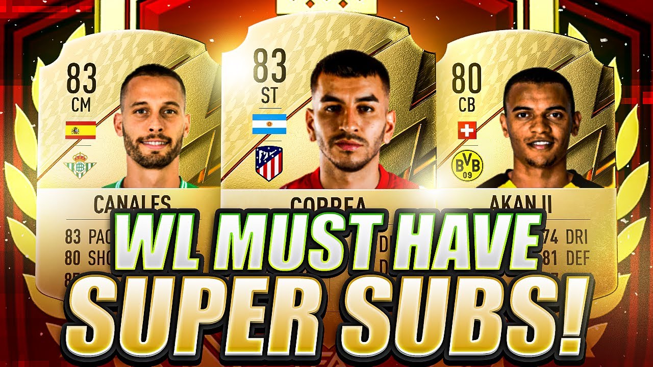 FIFA 22 BEST CHEAP SUPER SUBS FOR FUT CHAMPIONS YouTube