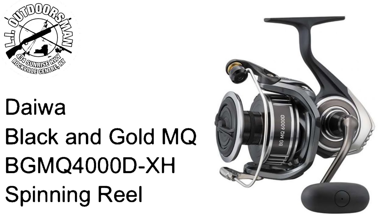 Daiwa Black and Gold MQ, 4000 Spinning Reel Review 