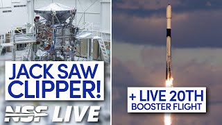 20Th Flight Of A Falcon 9, And Closeup Pictures Of Europa Clipper - Nsf Live