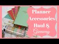 Recollections Planner Accessory Shopping Haul &amp; Planner Giveaway | Michael&#39;s Haul