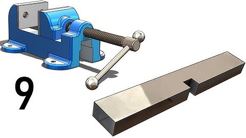 9- Project 15 |Bench Vise| SolidWorks Tutorial :  spacer