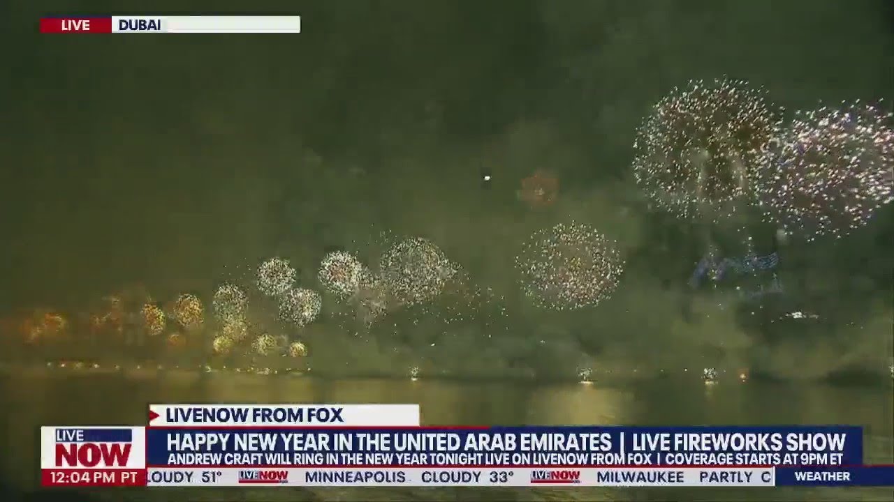 ⁣Happy New Year: United Arab Emirates welcomes 2023 with record-setting fireworks show