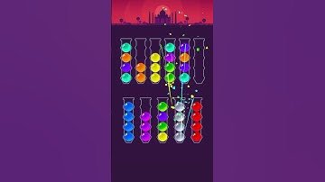 Color Ball Sort Puzzle Level 59 Complete 🧠 #colourball #gameplay #shorts