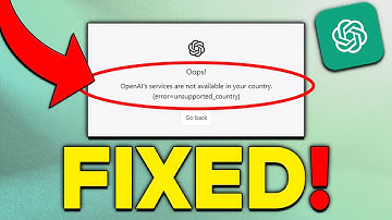 How To Fix OpenAI Services Are Not Available In Your Country (2023)