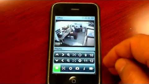 Live Demo - iPhone with 24eyespy DVR