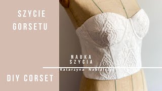 Szycie Gorsetu z koronki I DIY I Sewing Corset Tutorial Lace