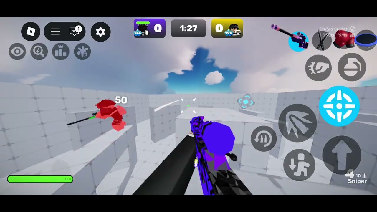 1v1ing my irl friend