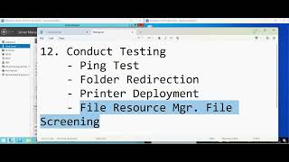 12.  Conduct Testing
