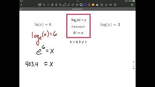 solving natural log and common log equations