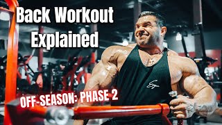 Derek Lunsford | Phase 2  BACK WORKOUT Explained
