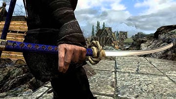 Skyrim Daily Mod Shout Out #55 Akavirii Blades Sword Replacer