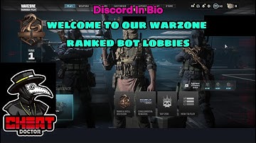 Warzone Ranked Bot Lobbies!! Get Iridescent Now!! 500 SR per game!
