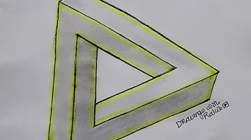 How to Draw an Optical Illusion Triangle the Easy Way