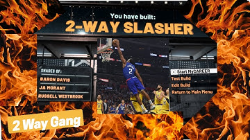 Best 2 Way Slasher Build in NBA2k21