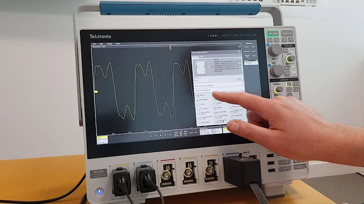 Tektronix 4 Series MSO- Simple Measurements