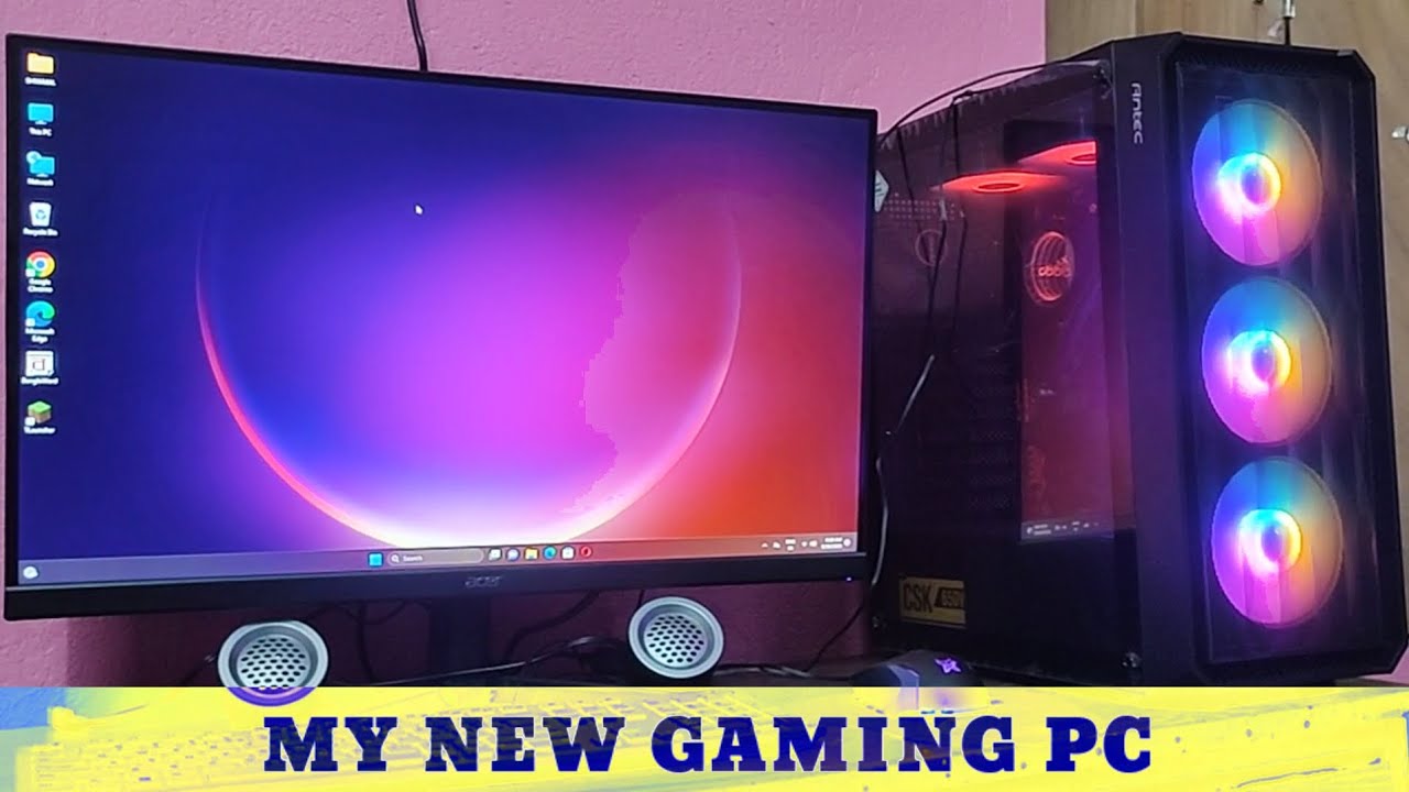 MY NEW GAMING PC and ALL SETUP YouTube