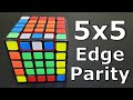 Simple 5x5 final edge parity algorithm