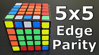 Simple 5x5 Final Edge Parity Algorithm