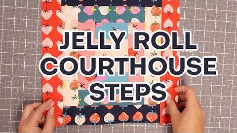 Courthouse Steps Quilt Block - strip friendly!