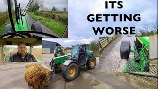 CLEANING OUT & DUNG MOVE - RAIN AND MORE FARM ISSUES