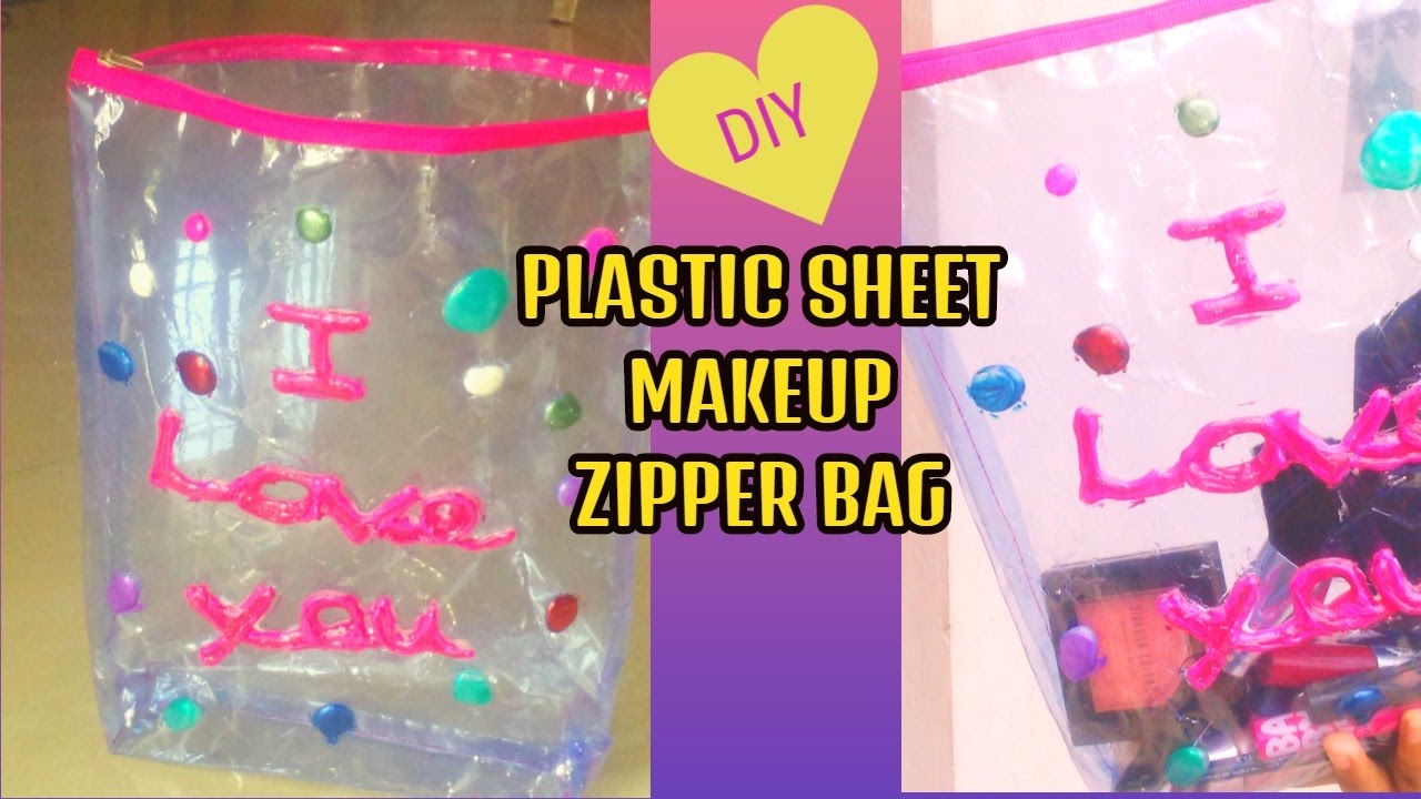 DIY MAKEUP BAG YouTube