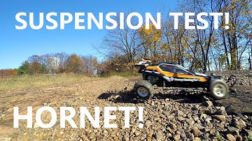 TAMIYA HORNET SUSPENSION MODIFICATION TEST