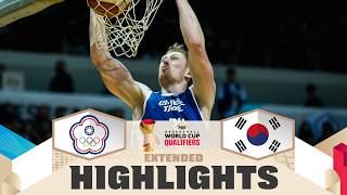 Chinese Taipei v Korea | Extended Highlights | FIBA Basketball World Cup 2027 Asian Qualifiers