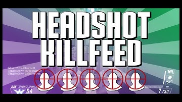 Black Ops 2 | 5 Man On Screen HEADSHOT KILLFEED