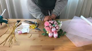 [DIY키트] 재롱잔치 목화 꽃다발만들기