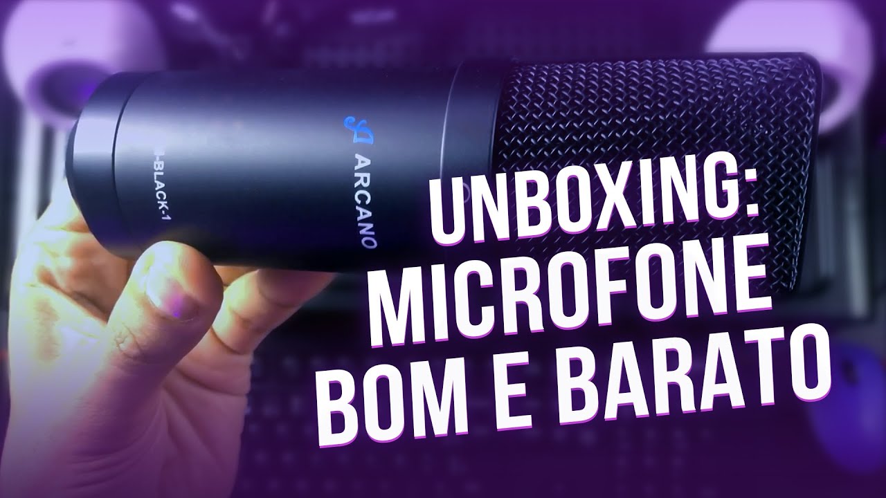 Microfone para VÍDEOS e LIVES. Custo-benefício 2022.