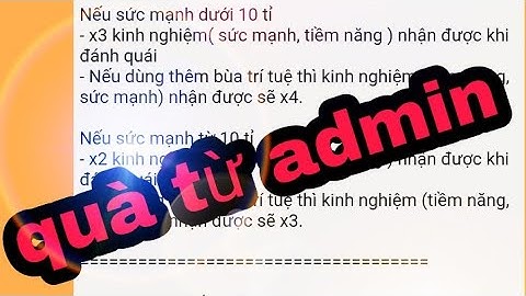 Ngọc Rồng Online - vote 5 sao nhận quà gì từ admin ???