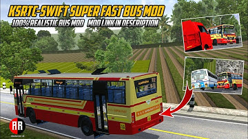 BUSSID New KSRTC-SWIFT Superfast Bus Mod Released | Link In Description