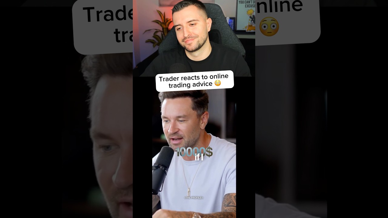 Trader reacts to online trading advice 😳 