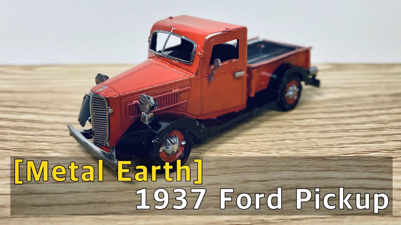 Metal Earth Fascinations 1937 Ford Pickup 3D Metal Model Kit Bundle