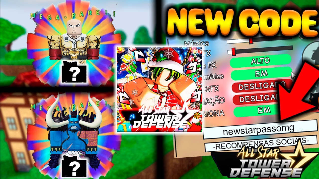 NEW CODE , NEW 7 STAR ALL STAR TOWER DEFENSE + 1 DE ABRIL RSRSR 