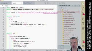 Add Cypress Test To React-Native-Web Example