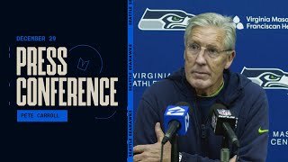 Pete Carroll: "We're In Good Shape And Ready To Go" | Press Conference - December 29, 2023