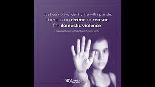 Did you know - Domestic and Family Violence Prevention Month