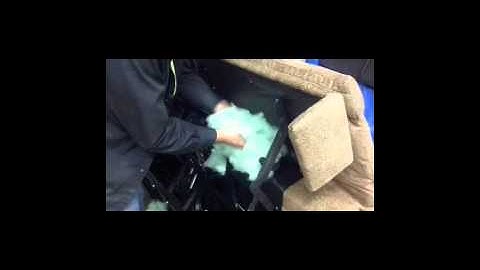 Add fiber to mid chaise seat