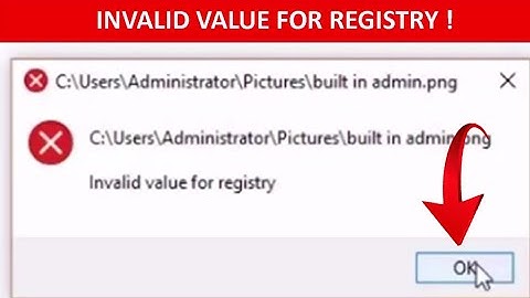 How to Fix Photos App Error Invalid Value for Registry For Windows 10