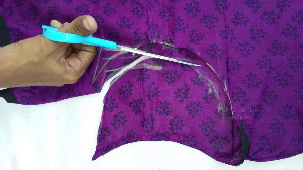 Churidar top(kurti) neck alteration very simple and easy method  4K Video