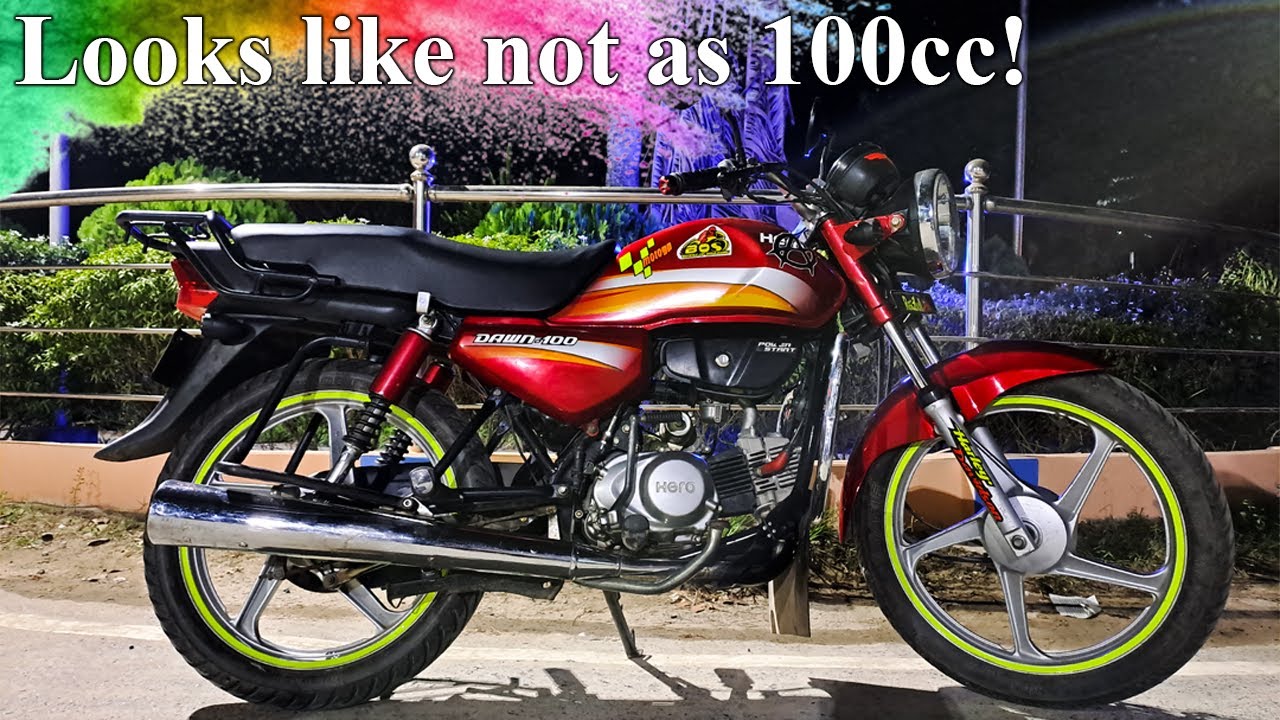 hero dawn 100cc price